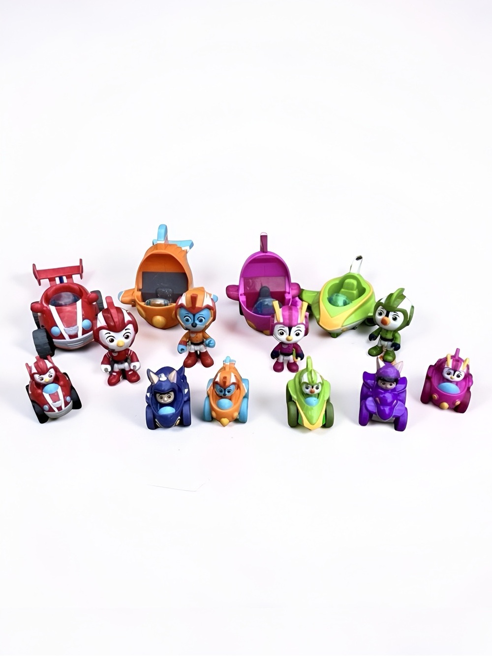Nick Jr. Top Wing Action Figure & Vehicle Lot | 13 Piece Nickelodeon Toy Set